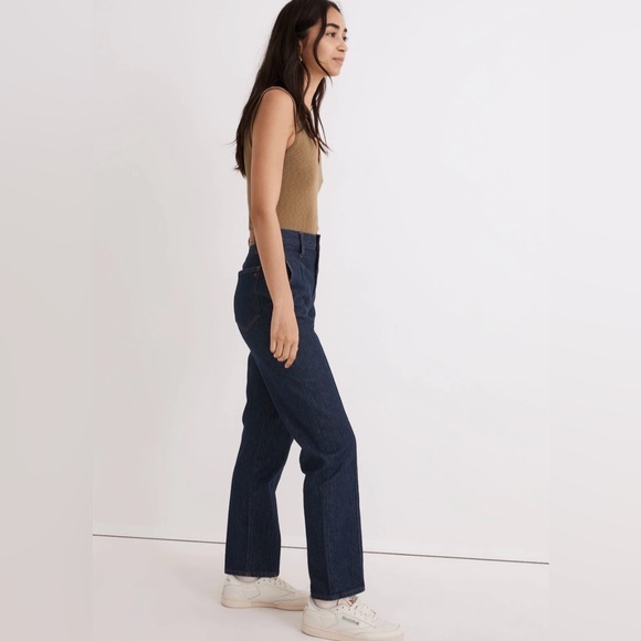 MADEWELL Denim The Perfect Vintage Straight Jean Greenhaven Seamed Version 29 - Picture 3 of 14